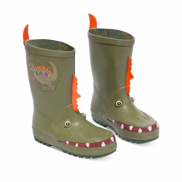 图片 Dinosaur Rain Boots