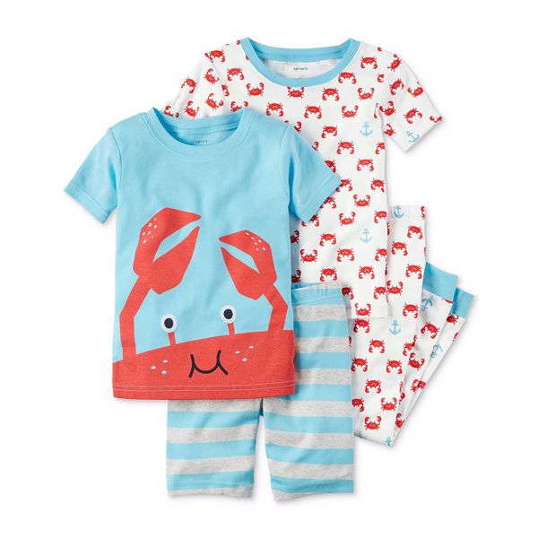 图片 4-Piece Cotton Pajama Set