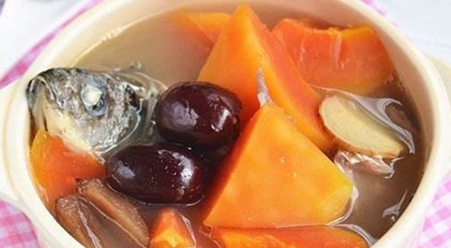 Papaya Peanut Raw Fish Soup